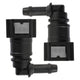 4LIFETIMELINES Fuel Line Quick Connect , 90 Degree Push-On, Adapter for 5/16 in Steel to 5/16 in Nylon Tubing, Bag of 2 - 4LifetimeLines