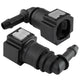 4LIFETIMELINES Fuel Line Quick Connect , 90 Degree Push-On, Adapter for 5/16 in Steel to 5/16 in Nylon Tubing, Bag of 2 - 4LifetimeLines