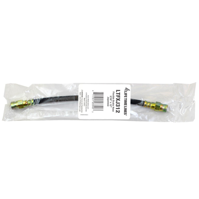 Japanese Flexible Brake Line 3/16 x 12"