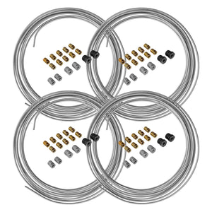 3/16" x 25 | Galvanized Steel Brake Line Kit | 4 Kits - 4LifetimeLines