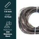 1/2" x 16 Stainless Steel Spring Gravel and Rock Guard