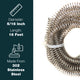 5/16" x 16 Stainless Steel Spring Gravel and Rock Guard