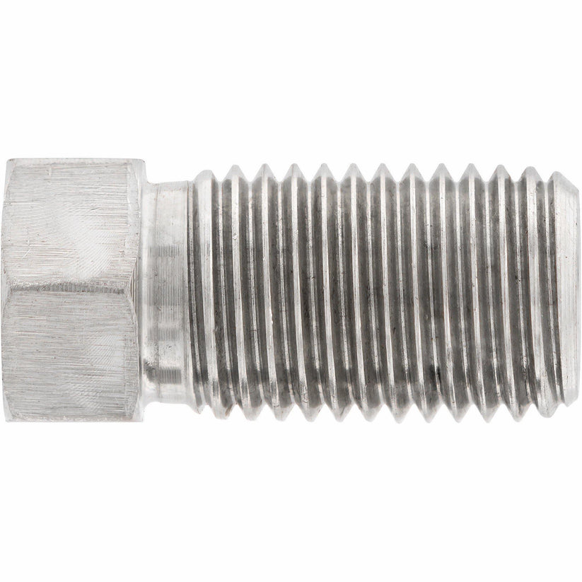 3/16" (3/8-24 Inverted) | Stainless Steel Brake Line Tube Nut | Long | 10ct - 4LifetimeLines