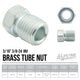 4LIFETIMELINES 3/16" Brake Line Replacement Fitting Kit, Steel Tube Nuts, Pack of 16 - 4LifetimeLines