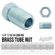 1/4" (7/16-24 Inverted), Long | Steel Tube Nut | 10pk - 4LifetimeLines
