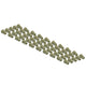 4LIFETIMELINES 3/16 (M10 x 1.0 Bubble) Steel Brake Line Fitting, Tube Nut, Pack of 50 - 4LifetimeLines