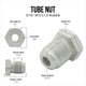 3/16" (Metric 12x1.0 Bubble) | Steel Tube Nut | 10ct - 4LifetimeLines