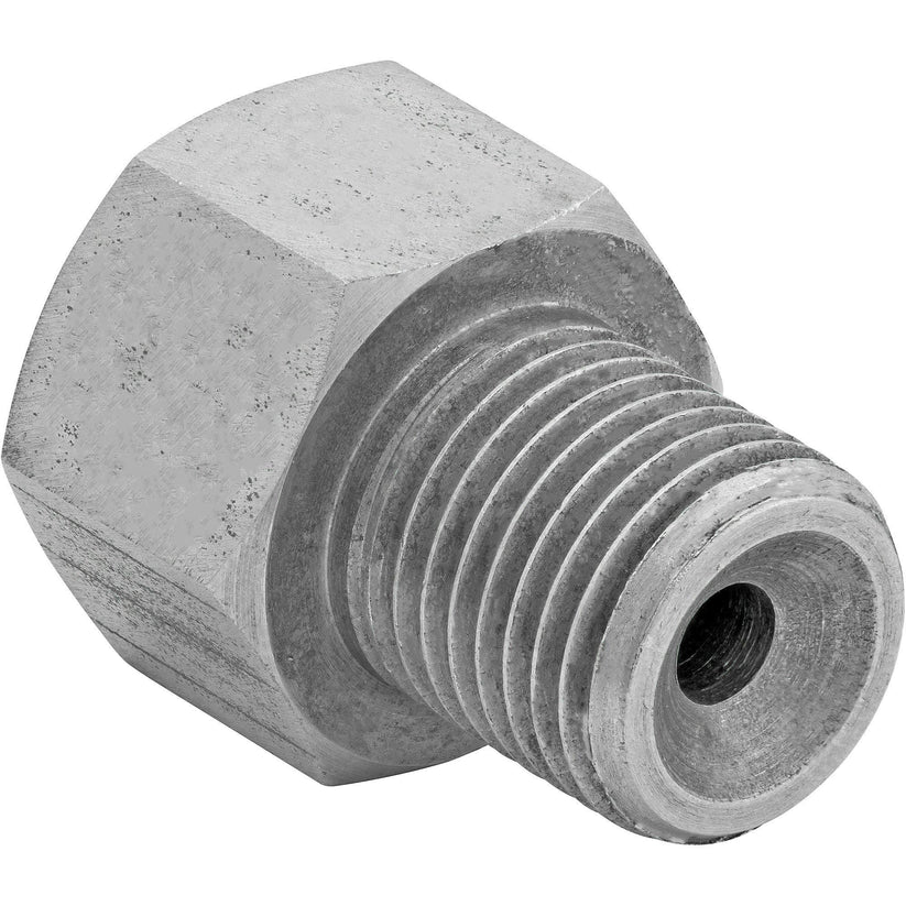 (7/16-24 Inverted)F to (1/2-20 Inverted)M | Stainless Steel Brake Line Adapter | 10ct - 4LifetimeLines