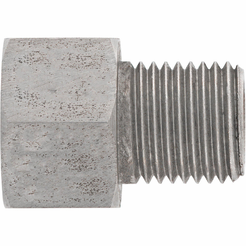 (7/16-24 Inverted)F to (1/2-20 Inverted)M | Stainless Steel Brake Line Adapter | 10ct - 4LifetimeLines