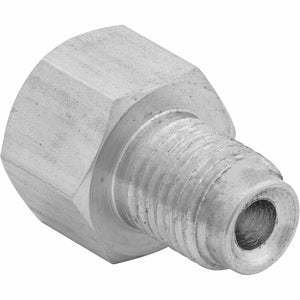 (7/16-24 Inverted)F to (3/8-24 Inverted)M | Stainless Steel Brake Line Adapter | 10ct - 4LifetimeLines