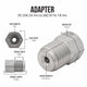 (3/8-24 Inverted)F to (9/16-18 Inverted)M | Stainless Steel Brake Line Adapter | 10ct - 4LifetimeLines