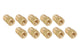 (3/8-24 I)F, (9/16-18 I)M | Brass Adapter | 10ct - 4LifetimeLines