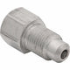 (3/8-24 Inverted)F to (M10x1.0 Bubble)M | Stainless Steel Brake Line Adapter | 10ct - 4LifetimeLines