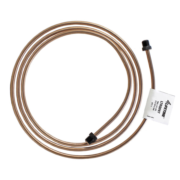 RightQuick 1/4" x 82" Copper-Nickel Brake Line | (1/2-20 I) Pre-Flared with Fittings