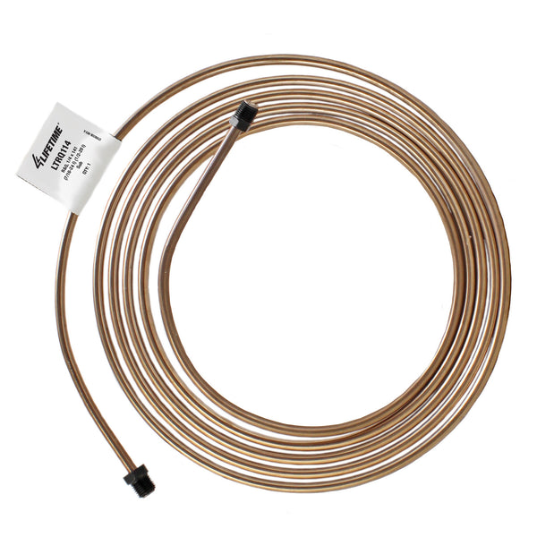 RightQuick 1/4" x 141" Copper-Nickel Brake Line | Dual Inverted Fittings