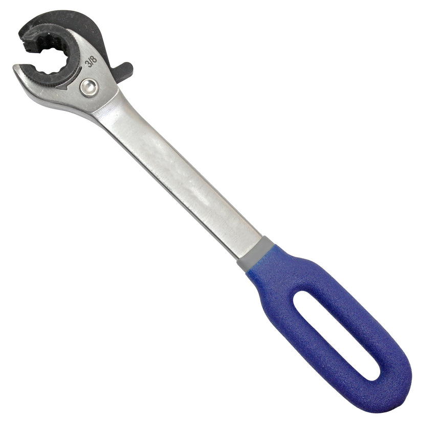 Ratcheting Open End Wrench Kit | Metric & SAE | 7 Wrenches | 3/8", 10mm, 7/16 inch, 12mm, 1/2", 15mm, 5/8"