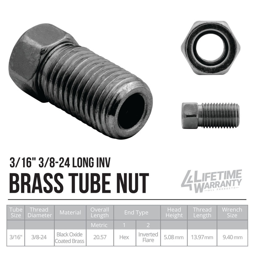 3/16 Stainless Steel 12 ft Coil Flared & Fitted - 4LifetimeLines