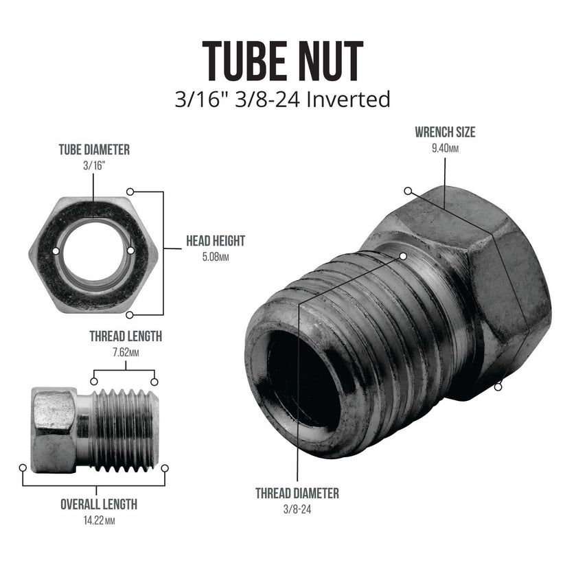 3/16 Stainless Steel 12 ft Coil Flared & Fitted - 4LifetimeLines