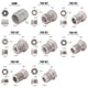 Professional 3/16" x 25 | Stainless Steel Brake Line Replacement Coil Pro Kit Brake Line Clips | 18 Fittings