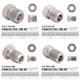 3/16" x 25 | Stainless Steel Brake Line Kit | 16 SAE Thread Fittings - 4LifetimeLines