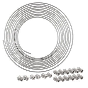 1/4" x 25 | Stainless Steel Brake Line & Fitting Kit - 4LifetimeLines