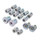 4LIFETIMELINES 3/16" Brake Line Replacement Fitting Kit, Steel Tube Nuts, Pack of 16 - 4LifetimeLines