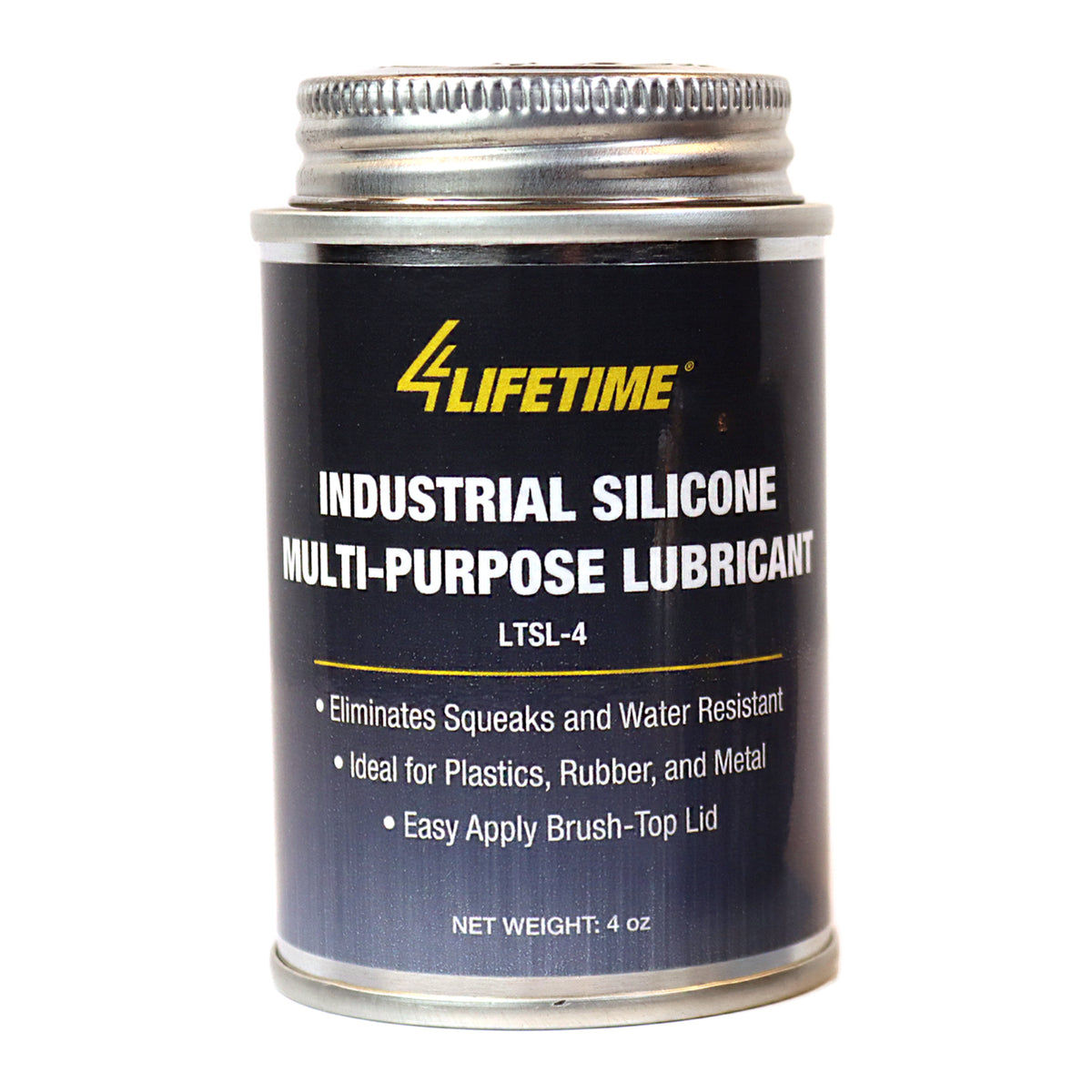 Industrial Silicone Grease 4 oz Brush-Top Lubricant | 4LifetimeLines Industrial Silicone Grease 4 oz Brush-Top Lubricant | 4LifetimeLines