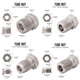 Stainless Steel Brake Line Fittings Replacement Kit for 3/16, Includes 16 Most Used Fittings