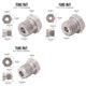 Stainless Steel Brake Line Fittings Replacement Kit for 3/16, Includes 16 Most Used Fittings