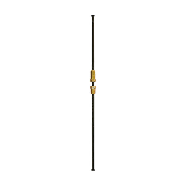 3/8" x 30" Domestic PVF-Coated Steel Brake Line