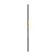 1/4" x 12" Domestic PVF-Coated Steel Brake Line
