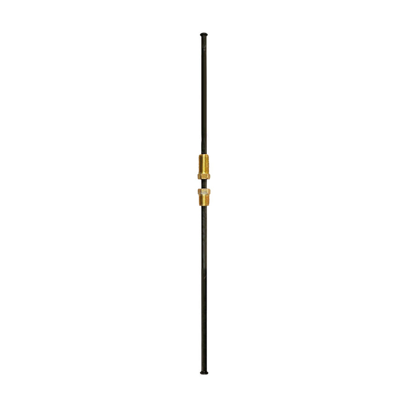 1/4" x 12" Domestic PVF-Coated Steel Brake Line
