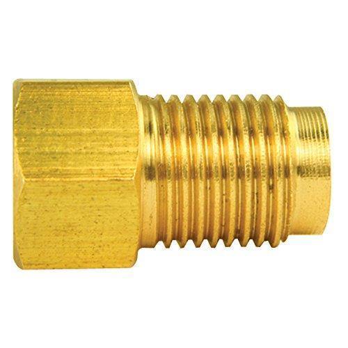 (3/8-24 Inverted)F, (7/16-24 Inverted)M | Brass Adapter | 10ct