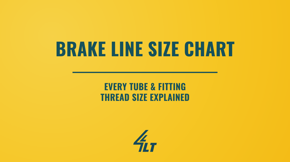 Brake Line Size Chart: Every Tube & Fitting Thread Size Explained
