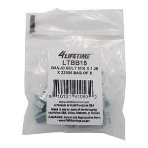 Brake Line Fitting Banjo Bolt - 4LifetimeLines LTBB15