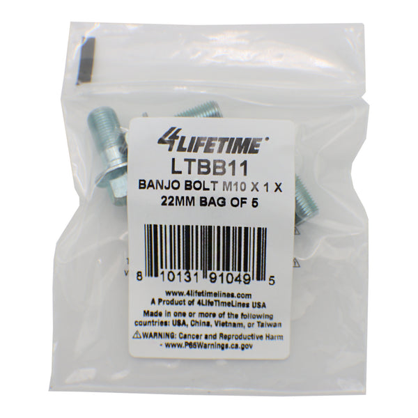 Brake Line Fitting Banjo Bolt - 4LifetimeLines LTBB11