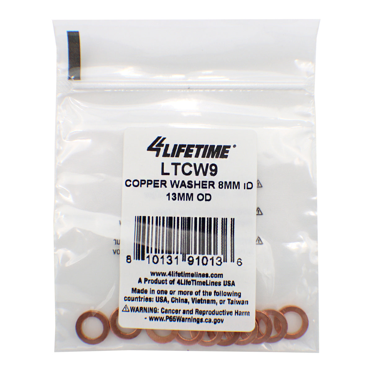 Brake Line Fitting Sealing Washer - 4LifetimeLines LTCW9