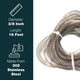 3/8" x 25 ft Copper Nickel Coil with 16 ft Stainless Steel Gravel Guard