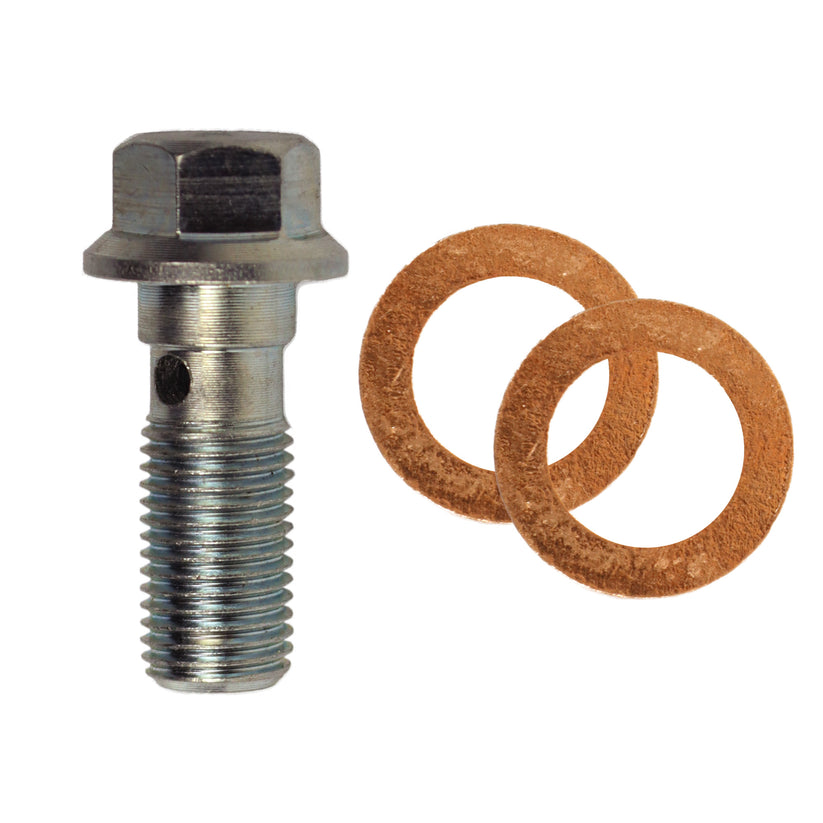Banjo Bolt Kit, 3/8"-24 x 1", Bag