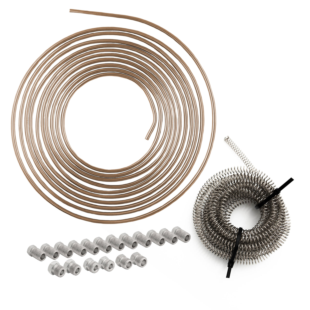 Copper Nickel Brake Line Kit 1/4" 25' - 4LifetimeLines LTCC425KITGG