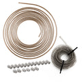 Copper Nickel Brake Line Kit 1/4" 25 - 4LifetimeLines LTCC425KITGG