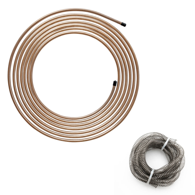 1/4" x 25 ft Copper Nickel Coil with 16 ft Stainless Steel Gravel Guard