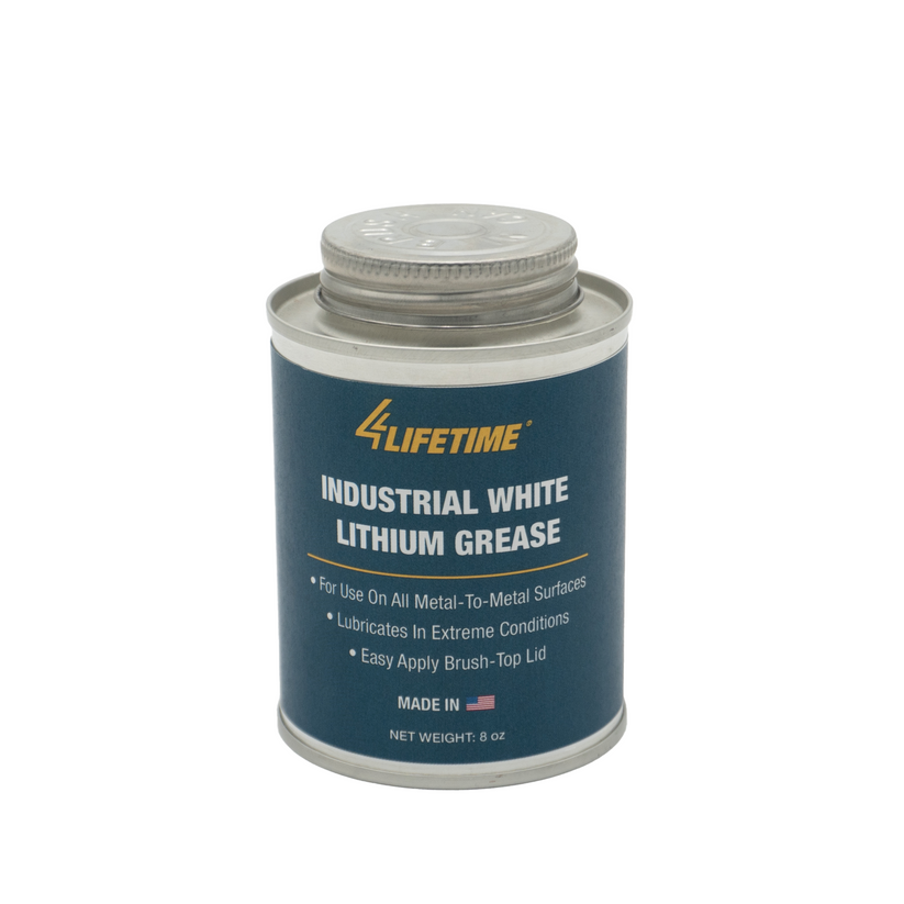 Industrial White Lithium Grease 8oz Brush Top