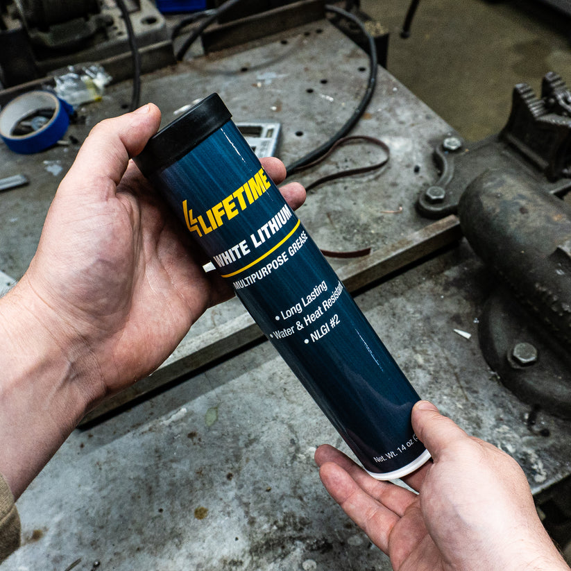 White Lithium Grease, Cartridge, 14 oz