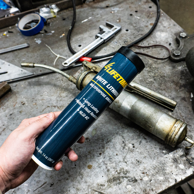 White Lithium Grease, Cartridge, 14 oz