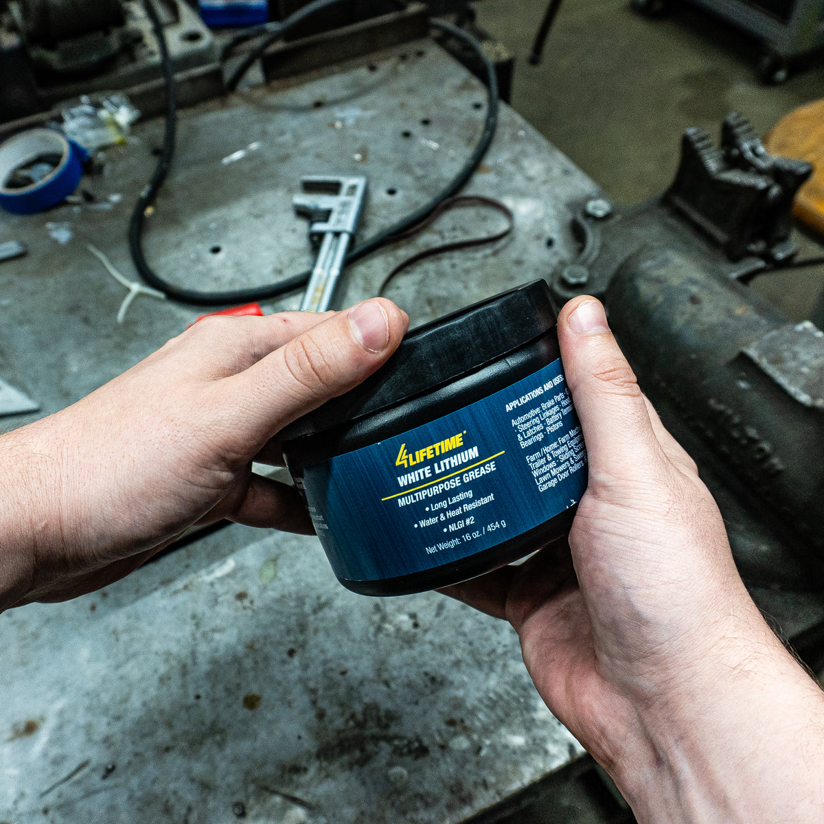 White Lithium Grease - 16oz Tub