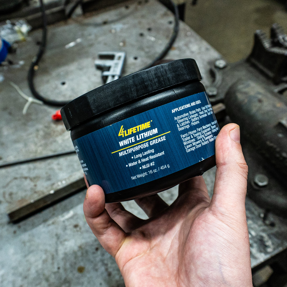 White Lithium Grease - 16oz Tub