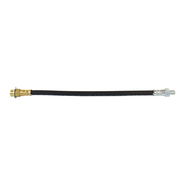 Rubber Brake Hose, 3/16" x 14", MF, 3/8-24