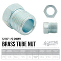 5/16" (1/2-20 I) | Tube Nut | 10ct - 4LifetimeLines