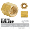 3/8" (5/8-18 I) | Brass Union | 10ct - 4LifetimeLines
